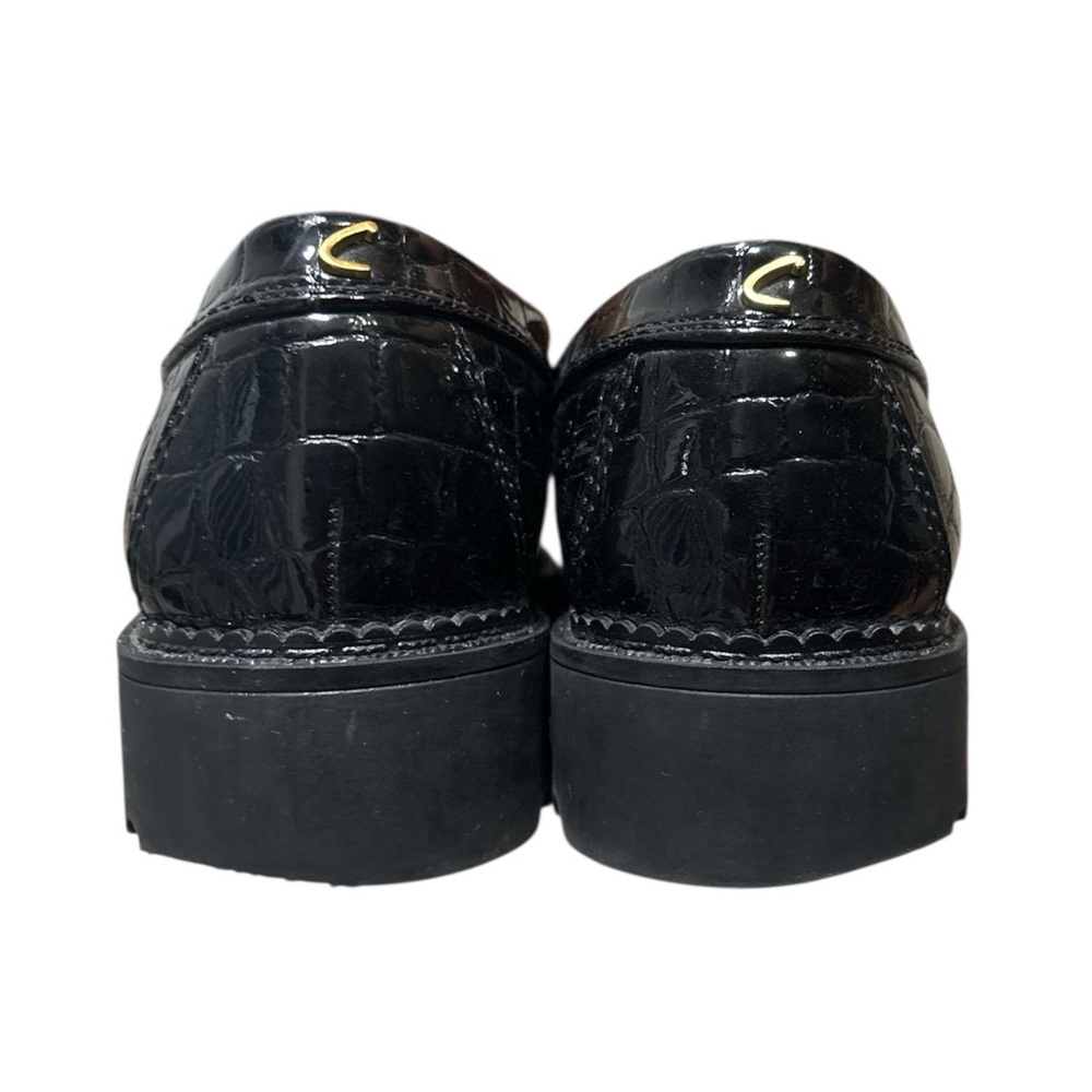 Circus NY By Sam‎ Edelman Deana Croc Embossed Chunky Lug Sole Loafers Size 6 - Picture 10 of 11